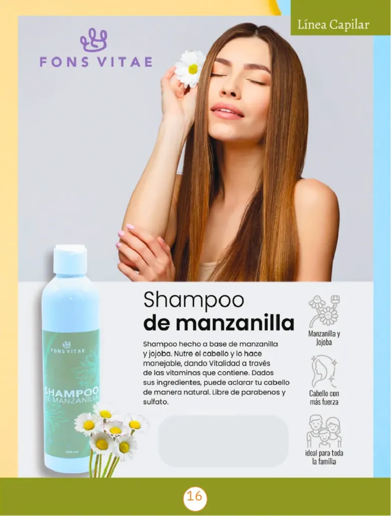 Shampoo de manzanilla