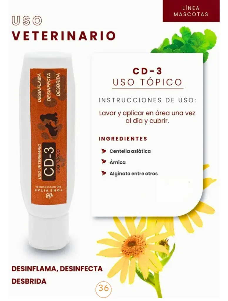 CD-3 Mascotas 60 g