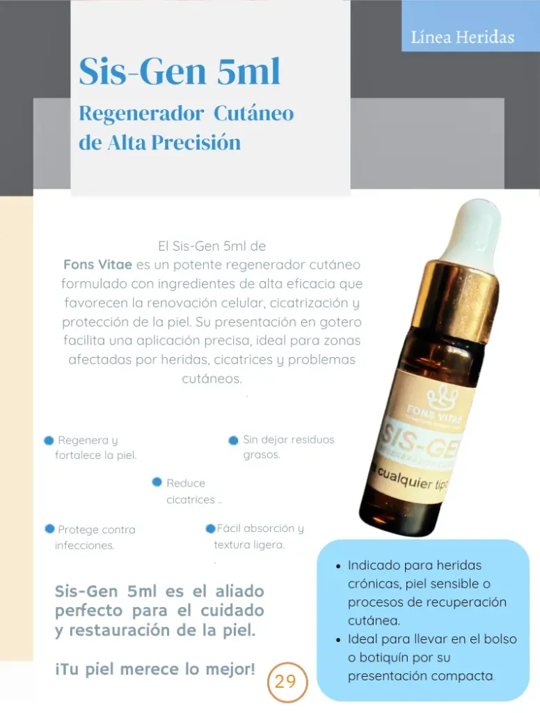 SIS GEN  5ml Regenerador Cutante